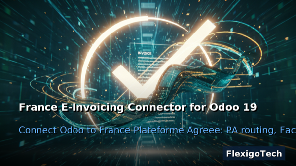 Portada del módulo Factur-X & PDP France — Facture Électronique 2026 (Odoo 19) para Odoo