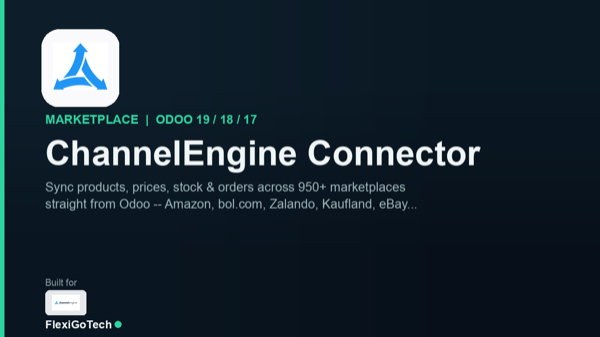 Portada del módulo ChannelEngine Connector para Odoo