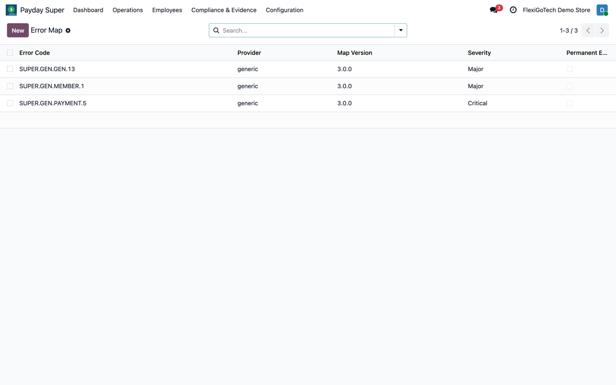 Australia Payday Super + SuperStream 3.0: captura real dentro de Odoo (2)