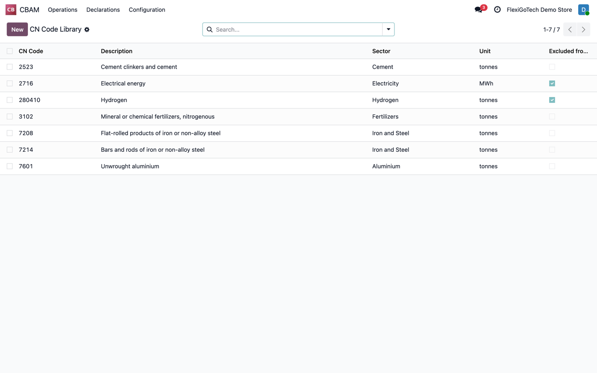 EU CBAM Compliance Manager: captura real dentro de Odoo (1)