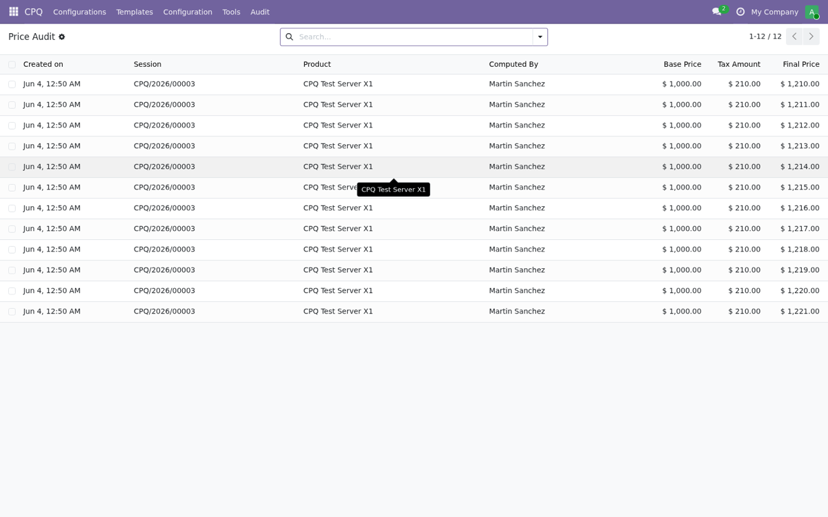 CPQ Guided Selling Assistant: captura real dentro de Odoo (2)