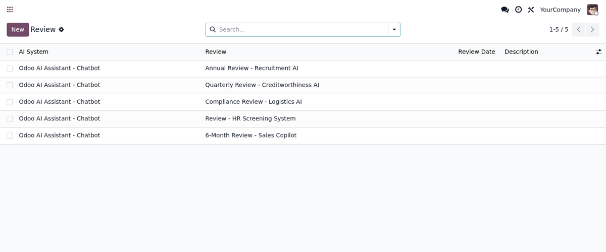 EU AI Act Governance Register: captura real dentro de Odoo (4)