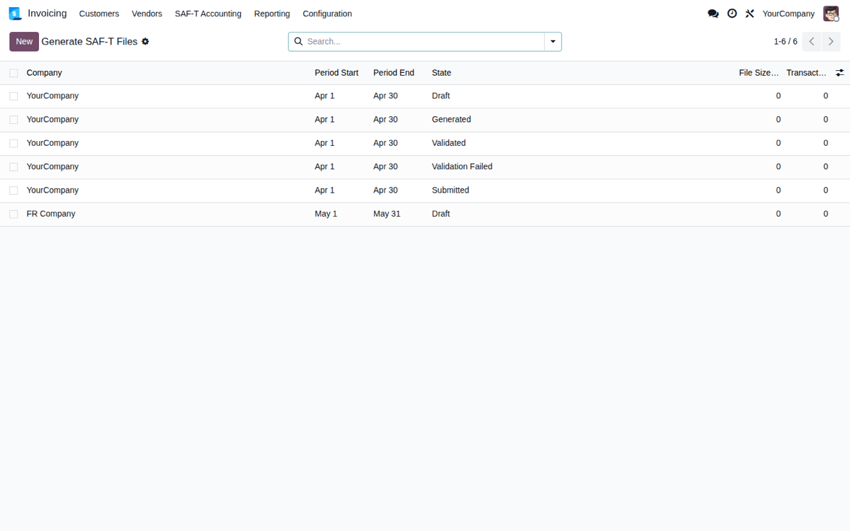 Portugal SAF-T Accounting + ATCUD Submission Tool — Generación de ficheros SAF-T