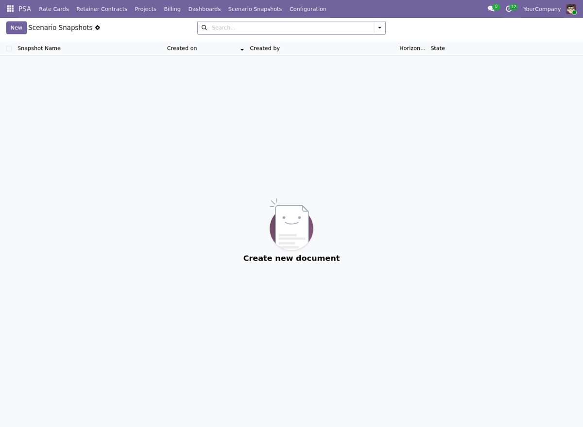 Flexigo PSA Premium Enterprise Companion — Escenarios guardados