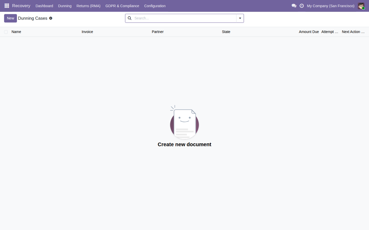 Subscription Dunning & RMA Recovery Enhancer — Casos de dunning por factura