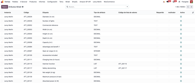 Descarga el diccionario de atributos del marketplace (medidas, tipos, listas) para rellenar bien cada ficha de producto.